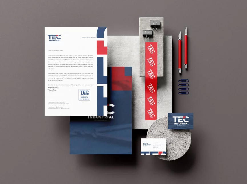 Proyecto de branding y diseño gráfico para marca local TEC